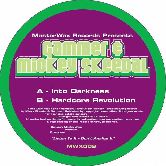Cover art of Into Darkness / Hardcore Revolution