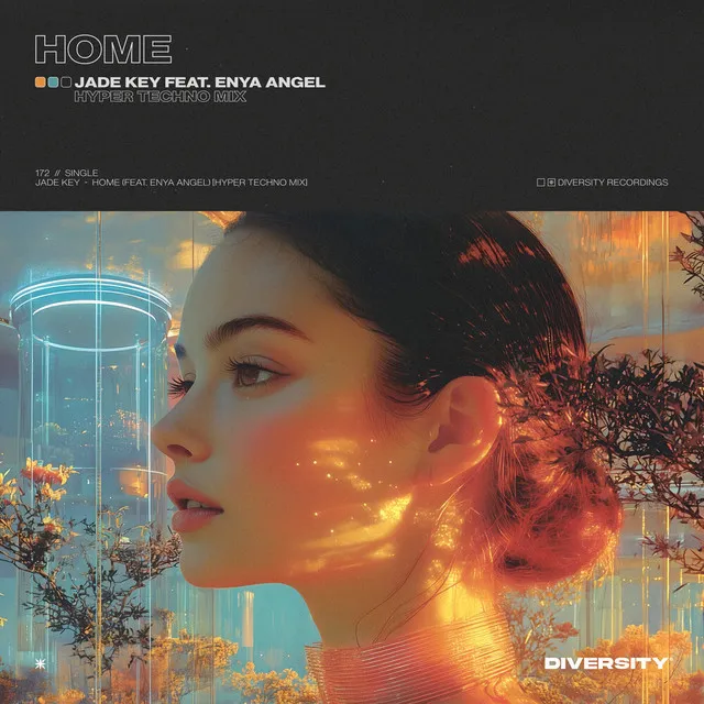 Home (Hypertechno Mix) by Jade Key, Enya Angel - Happy Hardcore cover art
