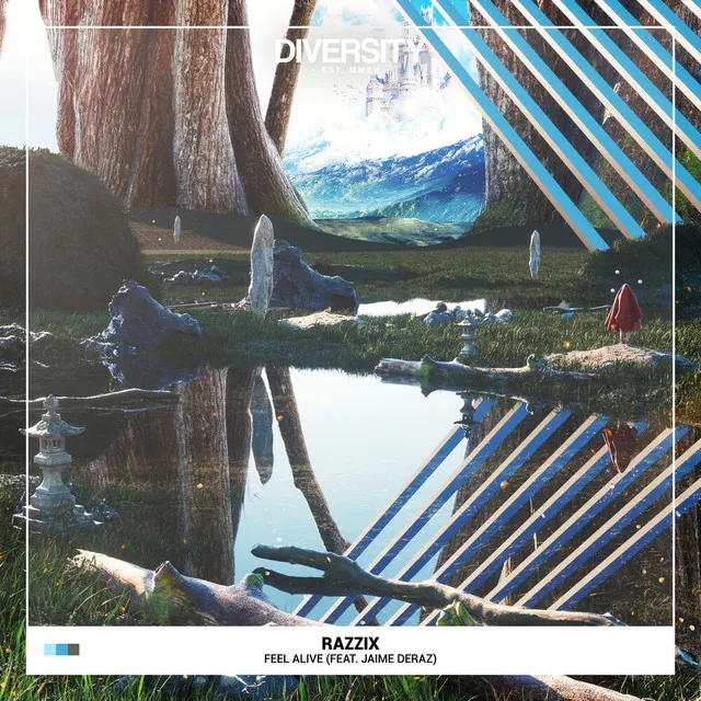 Feel Alive by Jaime Deraz, Razzix - Happy Hardcore cover art