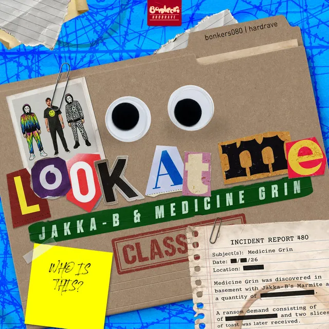Look At Me by Jakka-B, Medicine Grin - Happy Hardcore cover art