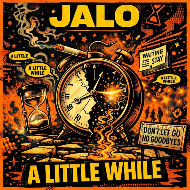 A LITTLE WHILE by JALO - Hard Techno cover art