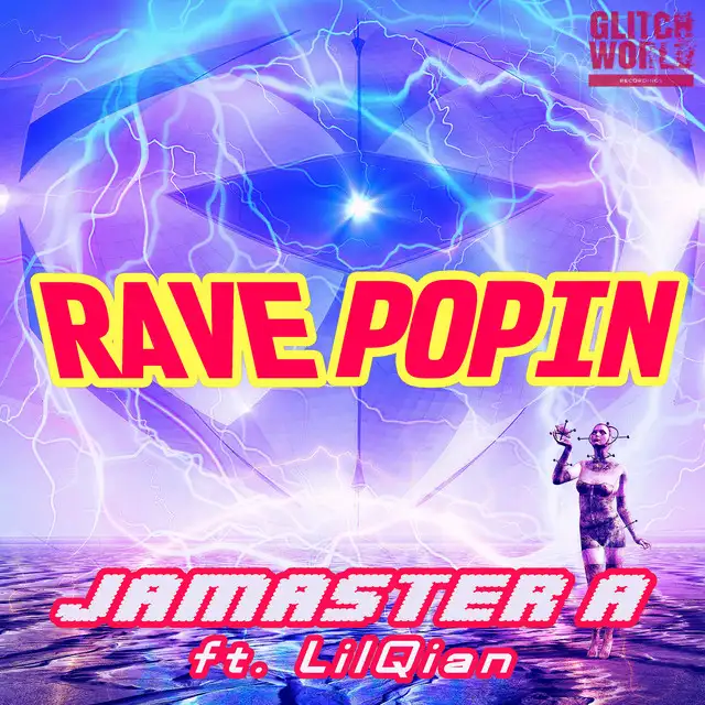 Rave Popin by JAMASTER A - Hardstyle cover art