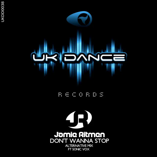 Don't Wanna Stop - Alternative Mix by Jamie Ritmen, Sonic Vox - Happy Hardcore cover art