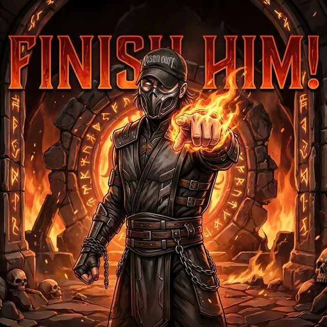 Finish Him - Extended Mix by Jason Cluff - Hard Techno cover art