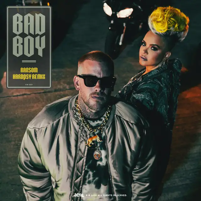 Bad Boy (Ransom Hard Psy Remix) by Jebroer, Eva Simons, Ransom - Hardstyle cover art