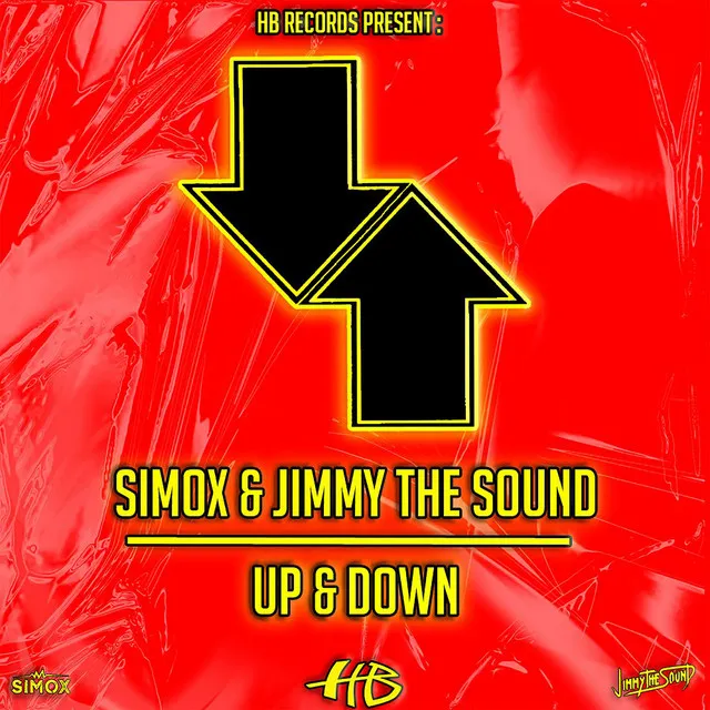 Up & Down by Jimmy The Sound, Simox - Hardstyle cover art