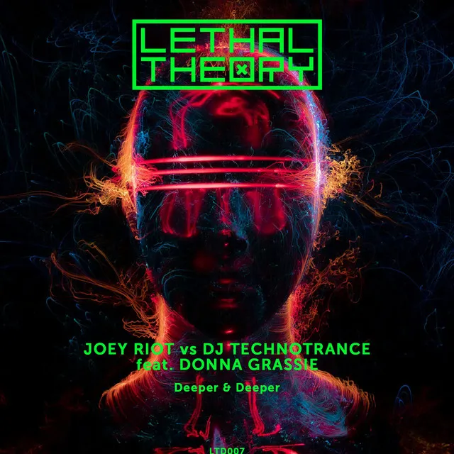 Deeper & Deeper by Joey Riot, Donna Grassie, DJ Technotrance - Happy Hardcore cover art