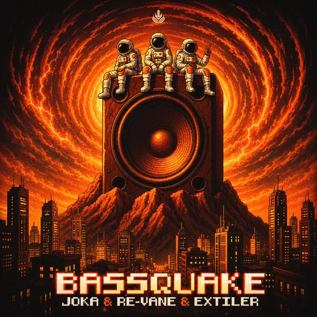 Bassquake by JOKA, Re-Vane, Extiler - Hardstyle cover art
