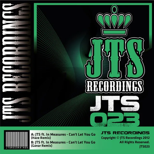 Can't Let You Go - Haze Remix by JTS, In Measures - Happy Hardcore cover art