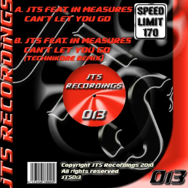 Can't Let You Go - Original Mix by JTS, In Measures - Happy Hardcore cover art