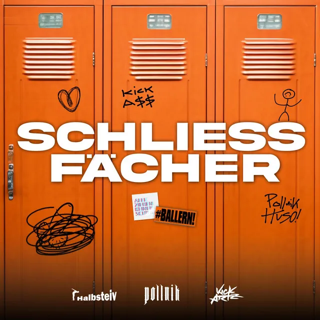 Schließfächer by Justin Pollnik, KICKARTZ, Halbsteiv - Hardstyle cover art