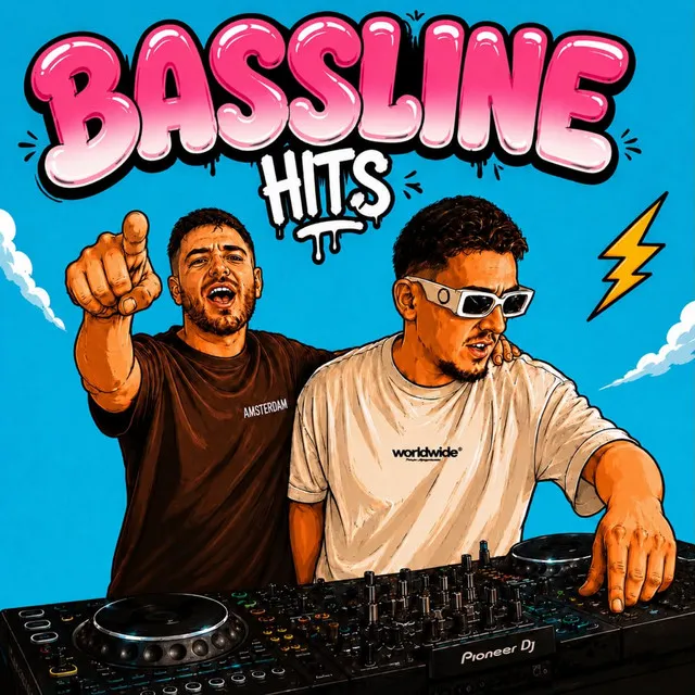 BASSLINE HITS by K-bron, RAEV - Rawstyle cover art