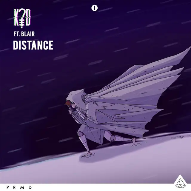 Distance by k?d, Evan Blair - Hardstyle cover art