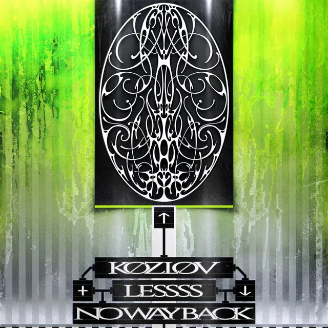 No Way Back by Køzløv, LESSSS - Hard Techno cover art