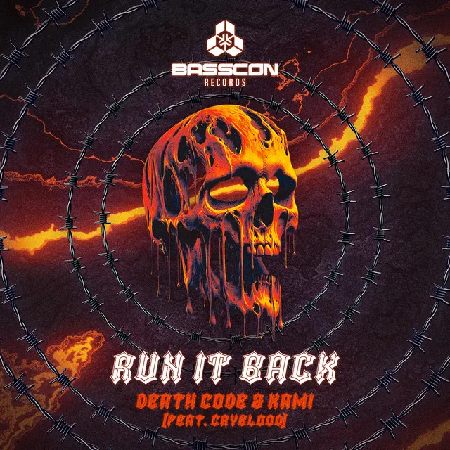 RUN IT BACK (feat. CRYBLOOD) by KAMI, DEATH CODE, CRYBLOOD - Hardstyle cover art