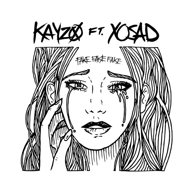 FAKE FAKE FAKE (feat. xo sad) by Kayzo, xo sad - Hardstyle cover art