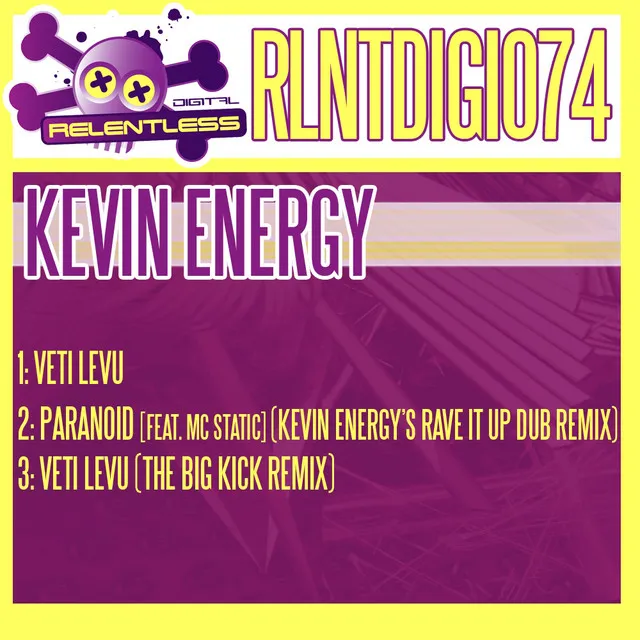 Veti Levu - The Big Kick Remix by Kevin Energy - Happy Hardcore cover art