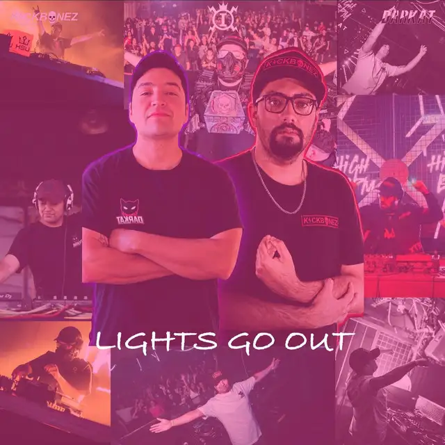 Lights Go Out by Kickbonez, Dj Darkat - Rawstyle cover art