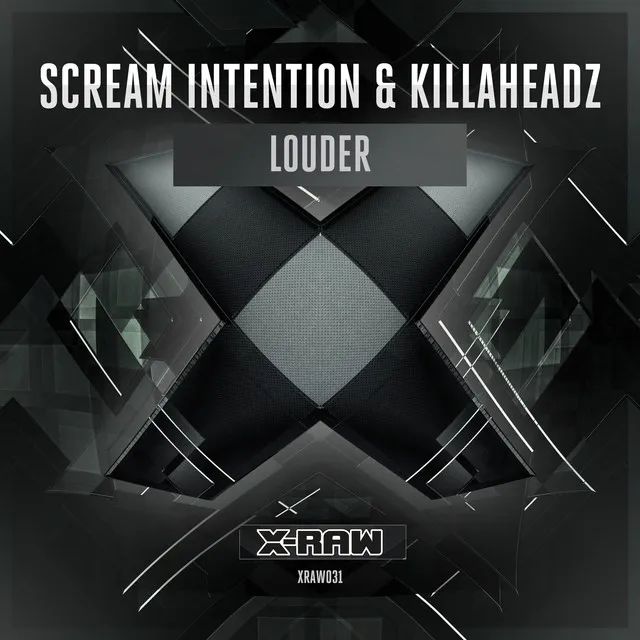 Louder - Radio Edit by Killaheadz, Scream Intention - Hardstyle cover art