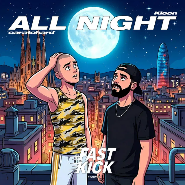 ALL NIGHT by Kloon, Caratohard - Hardstyle cover art
