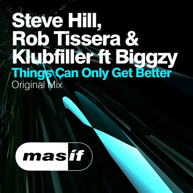 Things Can Only Get Better (Original Mix) [feat. Biggzy] by Klubfiller, Rob Tissera, Steve Hill - Happy Hardcore cover art