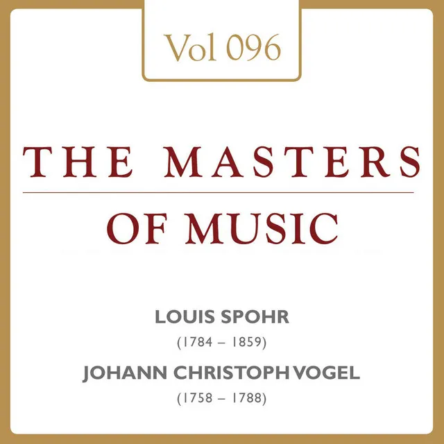 Cover art of Louis Spohr & Johann Christoph Vogel: Masters of Music, Vol. 96