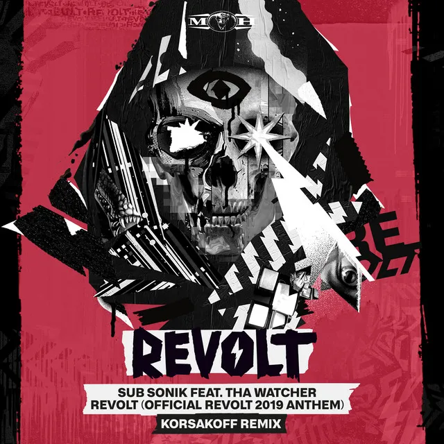 REVOLT (Official REVOLT 2019 Anthem) - Korsakoff Remix by Korsakoff, Sub Sonik, Tha Watcher - Hardcore cover art