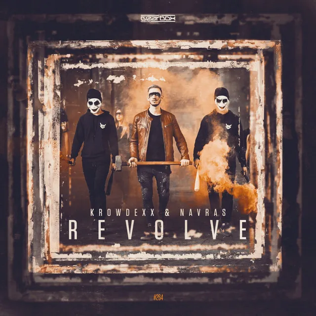 Revolve by Krowdexx, Navras - Hardstyle cover art