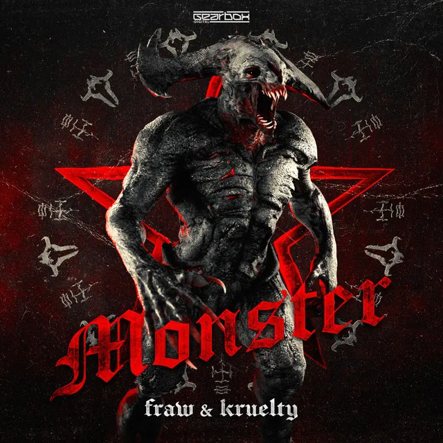 MONSTER by Kruelty, Fraw - Hardstyle cover art