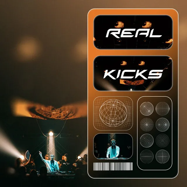 REAL KICKS by L-BT - Hard Techno cover art