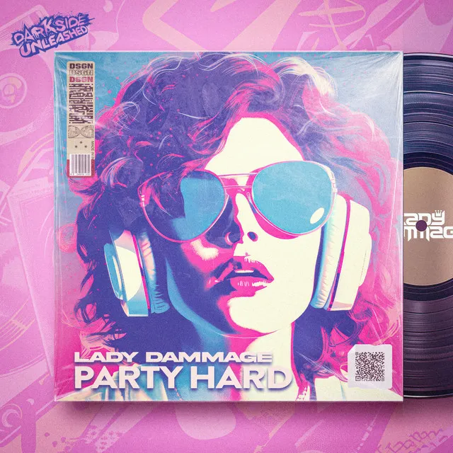 Party Hard by Lady Dammage, Darkside Unleashed - Uptempo cover art