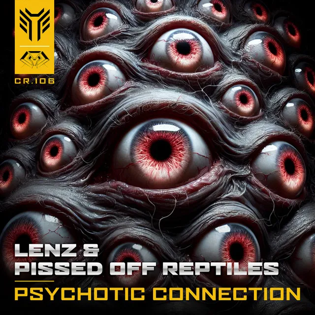 Psychotic Connection by Lenz, Pissed Off Reptiles - Hardcore cover art