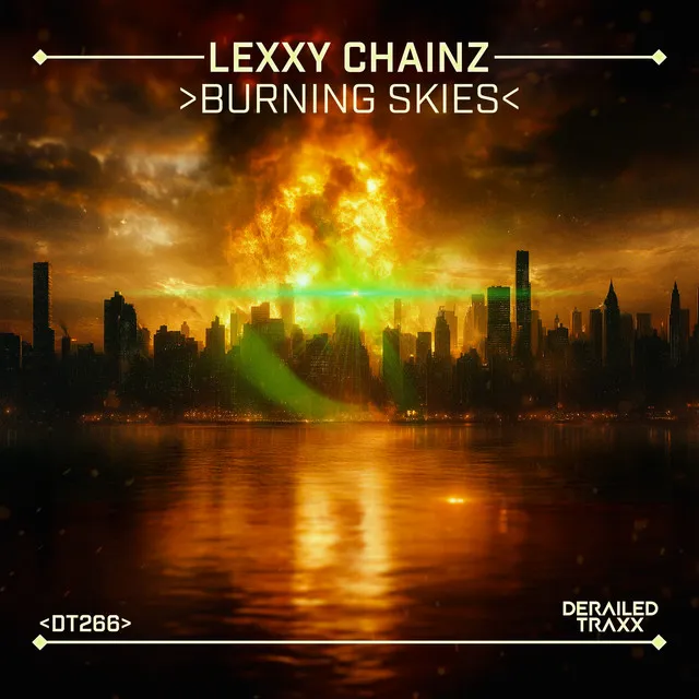 Burning Skies by Lexxy Chainz - Hardstyle cover art