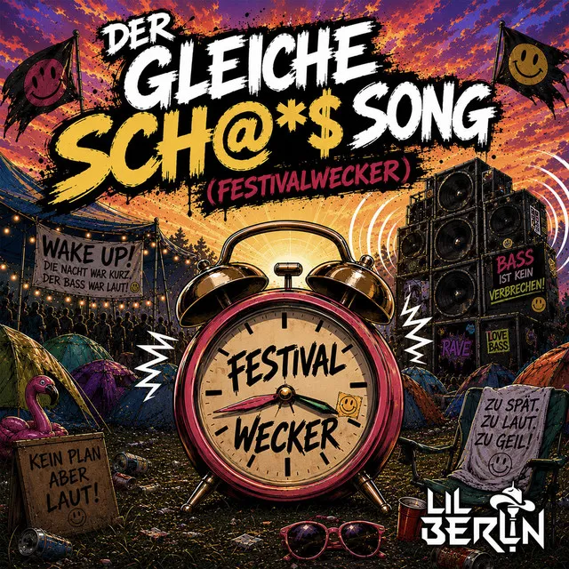 Der Gleiche Scheiß Song (Festivalwecker) by Lil Berlin - Hardstyle cover art
