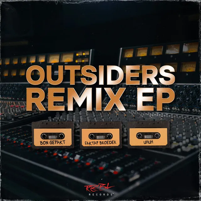 UHUH (feat. Yssi SB) - Outsiders Remix by Lil Kleine, Ronnie Flex, Outsiders, $hirak, Yssi SB - Hardstyle cover art