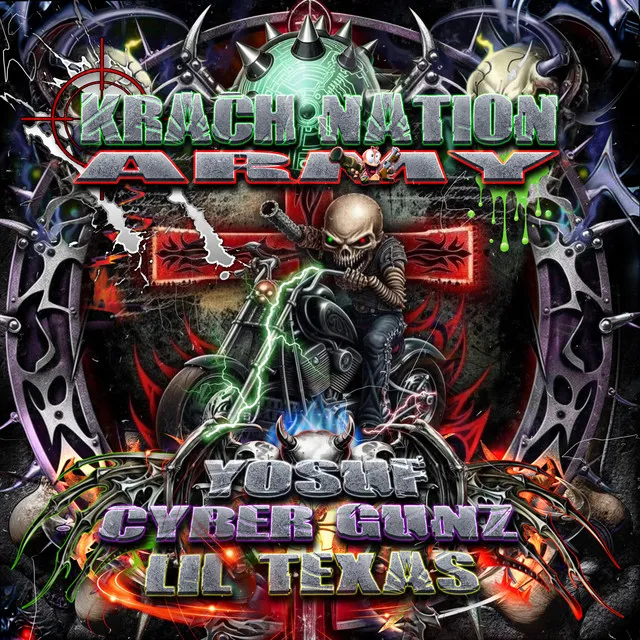 Krach Nation Army by Lil Texas, Yosuf, Cyber Gunz - Uptempo cover art