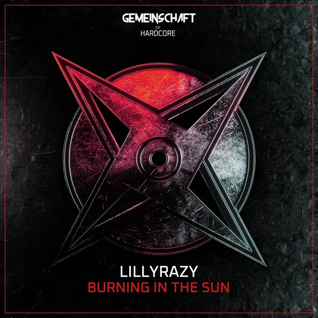 Burning in the Sun by LillyRazy - Hardstyle cover art