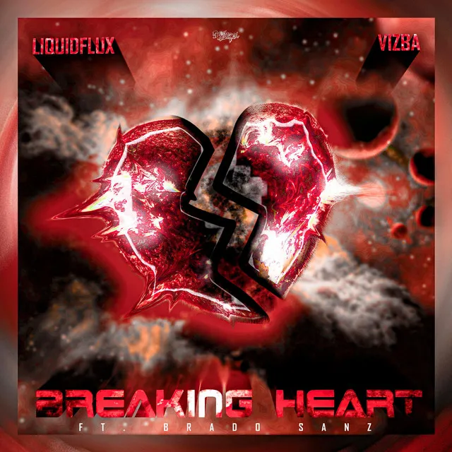 Breaking Heart by LiquidFlux, VIZBA - Hardstyle cover art