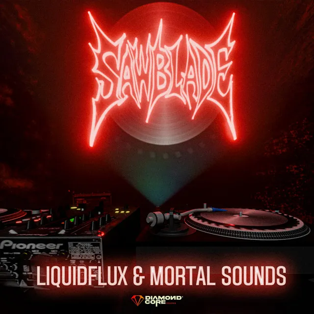 SAWBLADE by LiquidFlux, Mortal Sounds - Hardstyle cover art