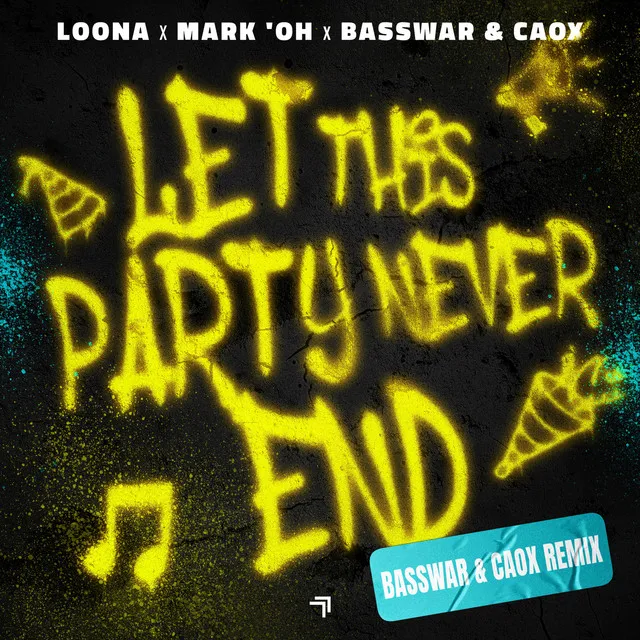 Let This Party Never End - BassWar & CaoX Remix by Loona, Mark 'Oh, BassWar & CaoX - Hardstyle cover art