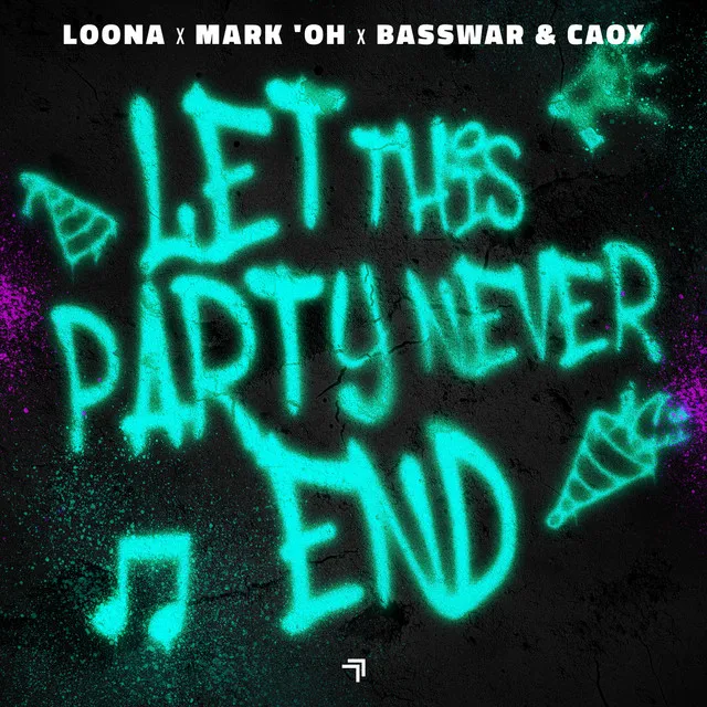 Let This Party Never End by Loona, Mark 'Oh, BassWar & CaoX - Uk Hardcore cover art