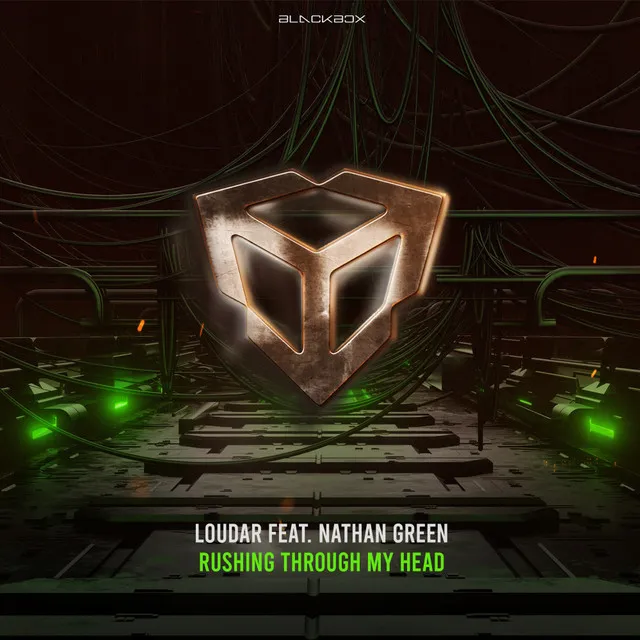 Rushing Through My Head by Loudar, Nathan Green - Hardstyle cover art