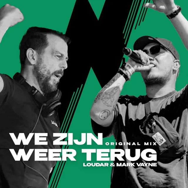 We zijn weer terug - Original mix by Loudar, Mark Vayne - Hardstyle cover art