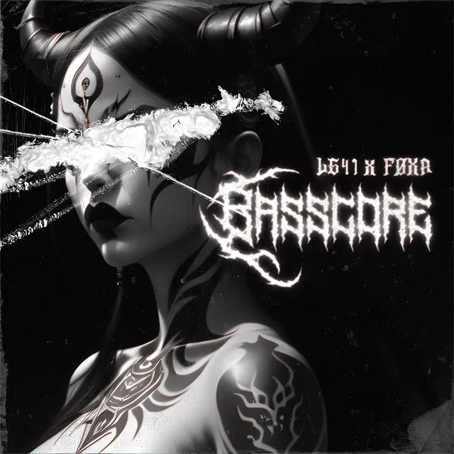 BASSCORE by LS41, FØXA - Hard Techno cover art