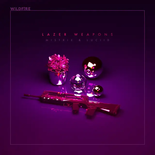 Lazer Weapons by Luciid, Mistrix - Hard Techno cover art