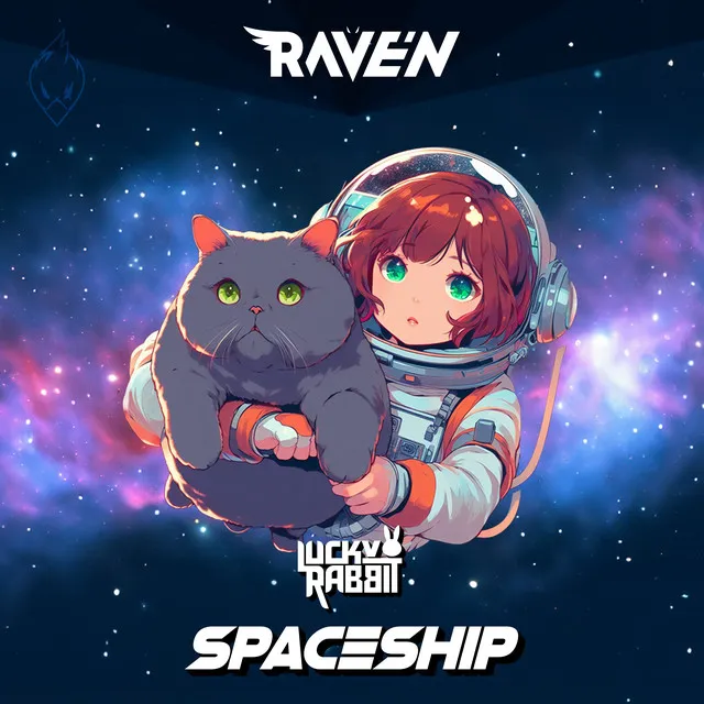 Spaceship by Lucky Rabbit, RAVE'N - Hardstyle cover art