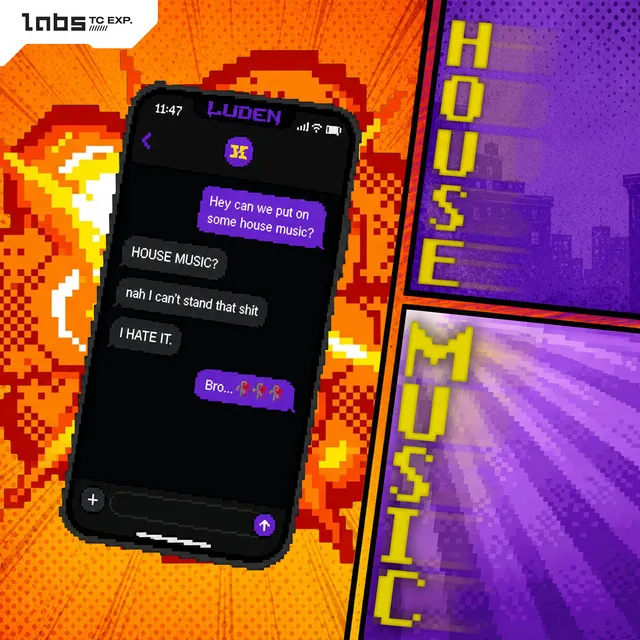 HOUSE MUSIC by Luden - Hardstyle cover art