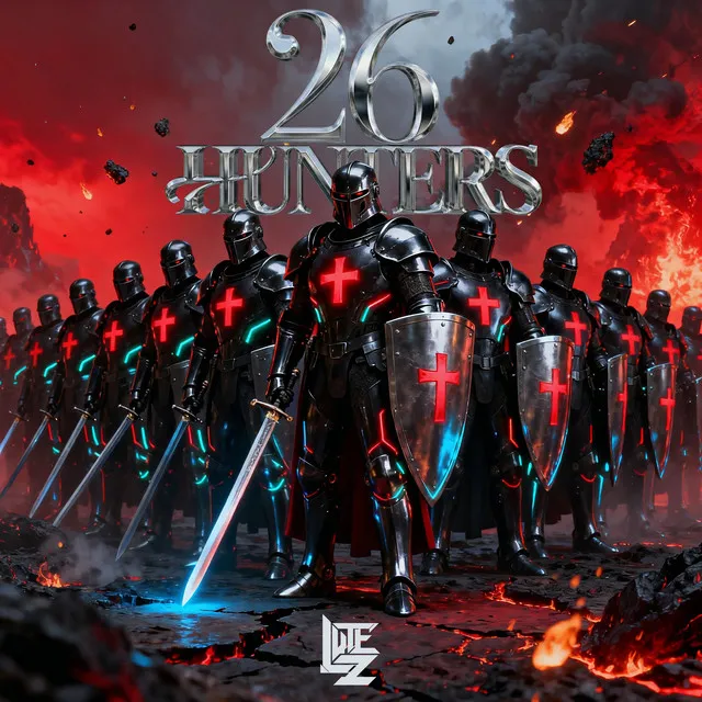 26 Hunters by Lutez - Hard Techno cover art
