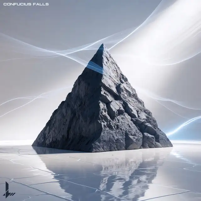 confucius falls - Slowed & Reverb by Lutez - Hard Techno cover art