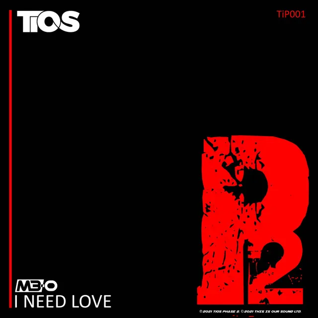 I Need Love - Radio Edit by M3-O - Happy Hardcore cover art